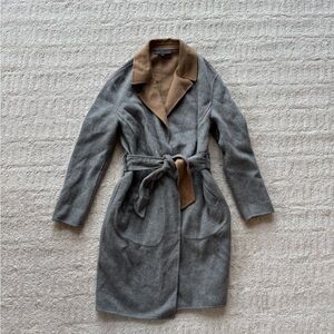 Rag & Bone Gray and Tan Women's Coat